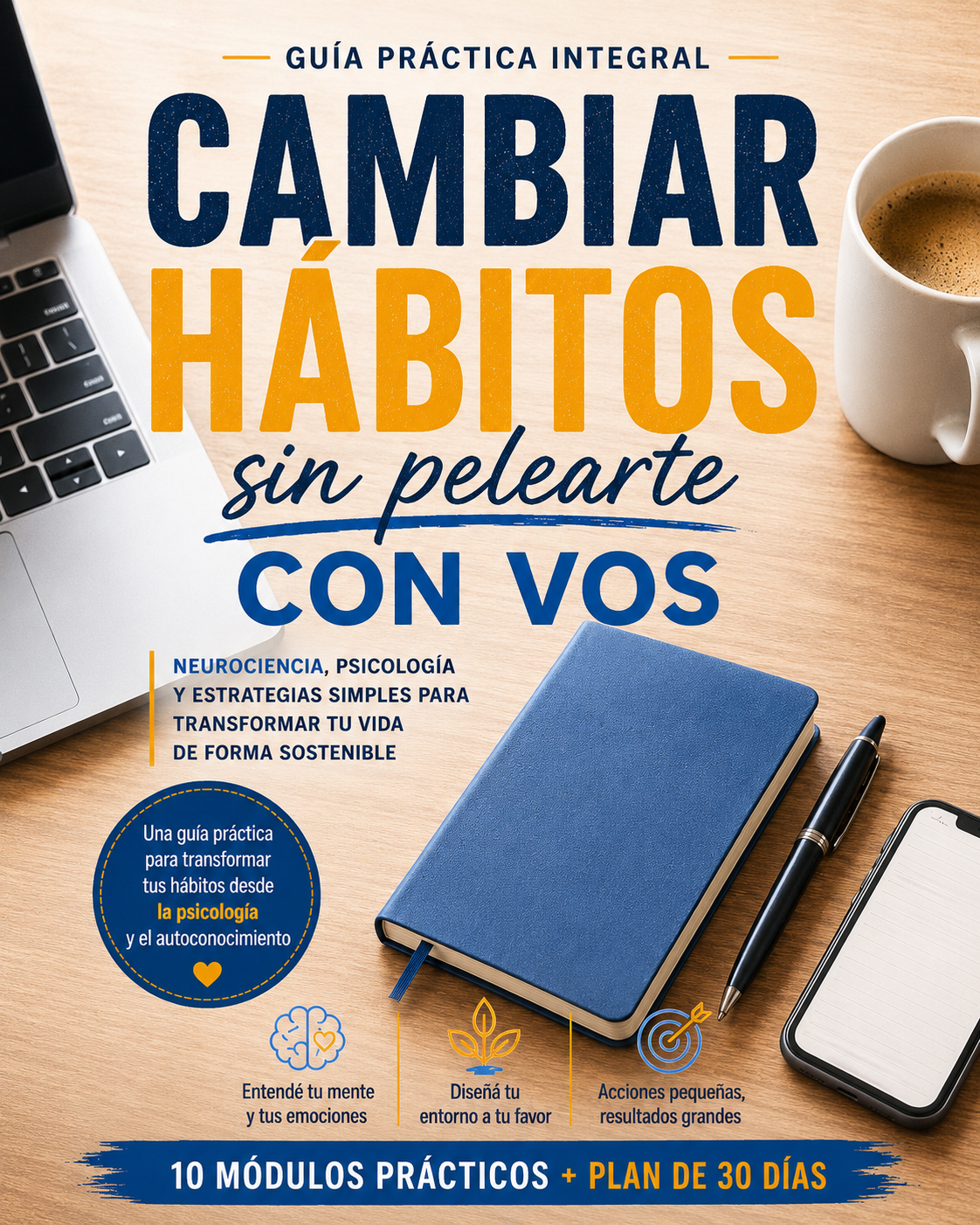 Cambia tus habitos sin pelearte con vos